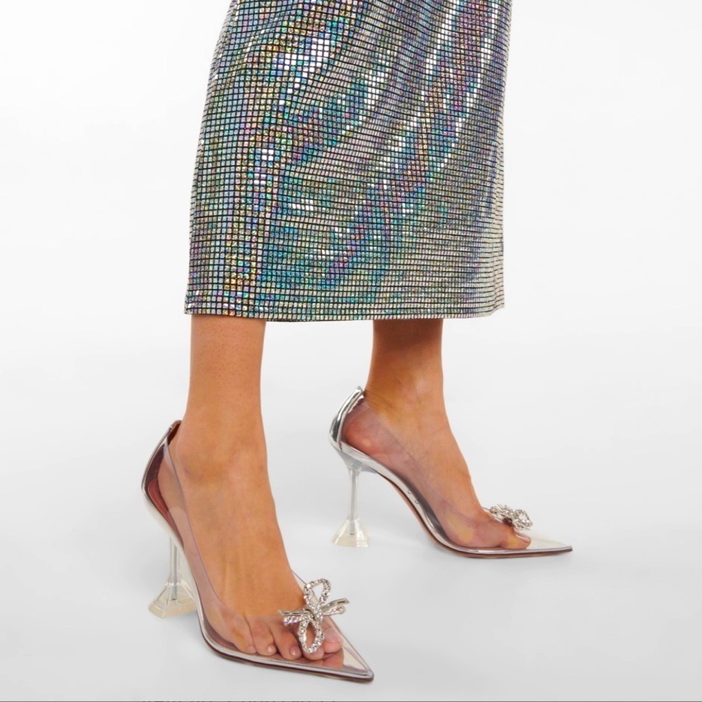 Amina Muaddi Rosie Glass Pumps Size 39.5